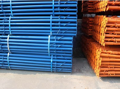 Orange Adjustable Steel Prop Scaffolding