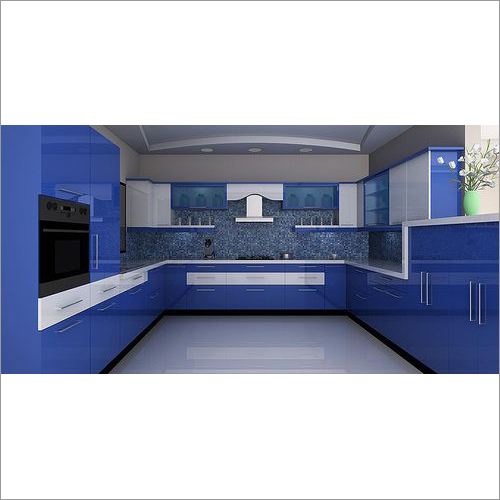 Acrylic Finish Modular Kitchen 071 By C. D. GARG AND SONS