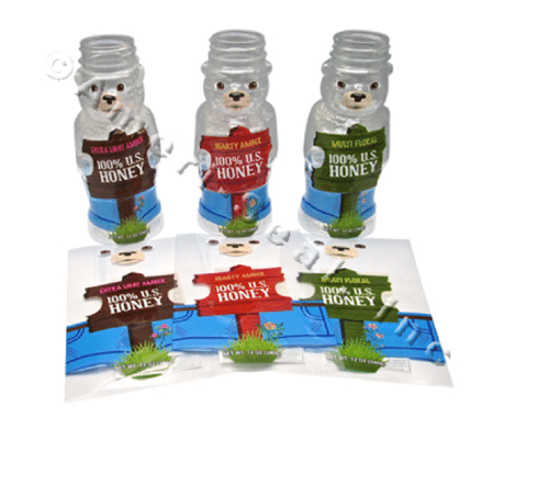 Honey Packaging Shrink Label