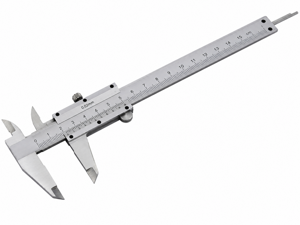Vernier Caliper - Steel, 200 Grams | 1-Year Warranty, Precision Measurement with 0.05 mm Reading Error, Metric Scale Design