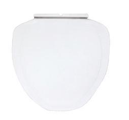 White Cascade Toilet Seat Cover