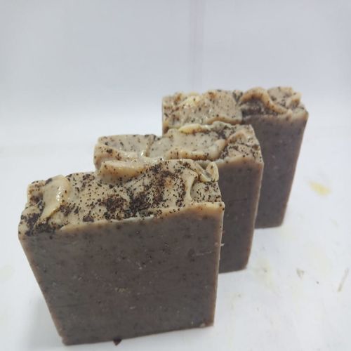 Coffee Exfoliating Handmade Soap - 100g Bar Natural & Chemical Free Highly Moisturising with Olive & Vegetable Oils Aromatic Floral & Fruity Notes