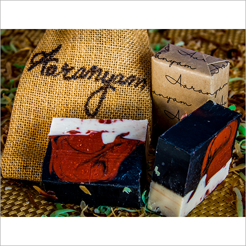 Charcoal and Rose Clay Soap - 100g Handmade Organic Bar | Deep Cleansing, Detoxifying for Acne-Prone Skin, pH Balanced