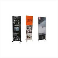 Roll Up Retractable Banner Standee Application: Outdoor