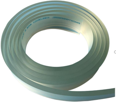Bando Squeegee-Bancollansqueegee - Centrifugal Casting, 9x50x3200 mm, Transparent | Wear Resistant, Solvent Resistant, Elastic Foot, Even Squeegee, Clear Print