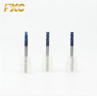 HRC60 Solid Carbide 4 Flutes Corner Radius End Mill By GLOBALTRADE