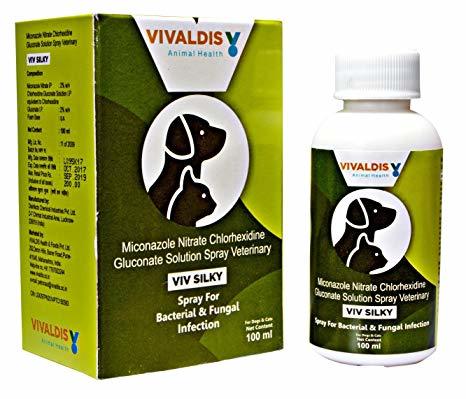 VIV SILKY SPRAY 100ML-MICHONAZOLE NITRATE2%+CHLOROHE