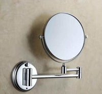 Magnifying Mirror - 8 Inch Copper + Ss, Wall Mounted Design With Easy Installation