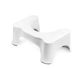 Squat Stool - Oval Design, 14"-15.5" Height | Portable, Ergonomic Support for Natural Squatting Position