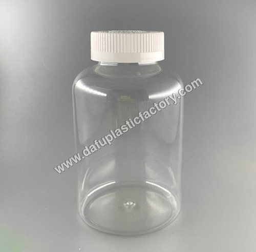 White 500Ml Pet Pill Plastic Bottle With Plastic Cap