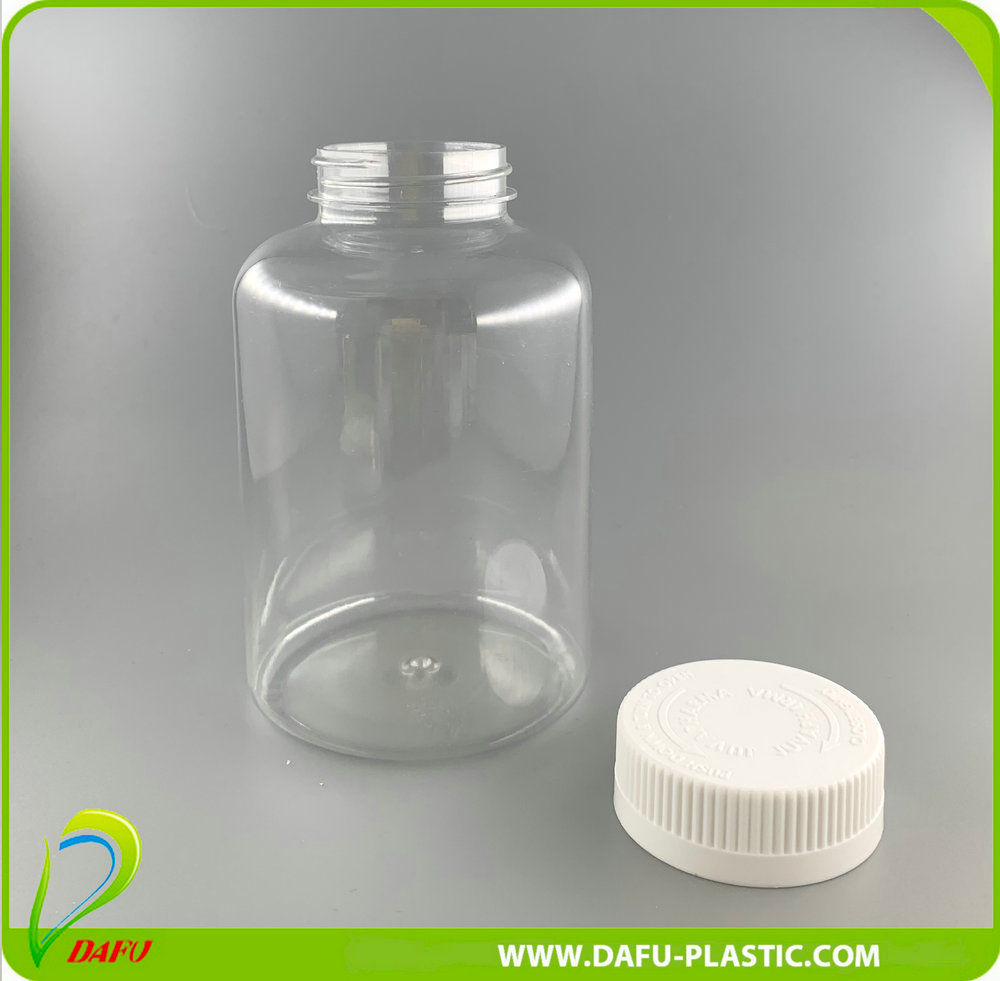 500ml Pet Pill Plastic Bottle with Plastic Cap