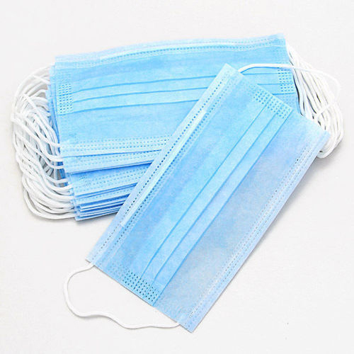 Blue Disposable Examination Face Mask