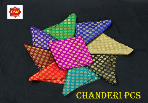 Red Chanderi Pcs
