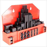 Clamping Kit - Metal, 52-piece Set Includes 24 Studs, 6 Step Blocks, 4 Coupling Nuts, 6 Flanged Nuts | Ideal For Milling Machines, Durable And Accurate Fastening Solution