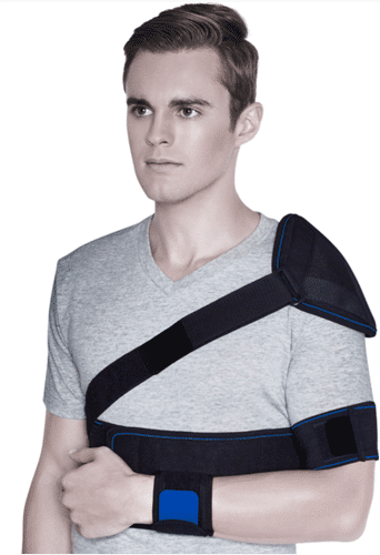 Rubber Vissco Elastic Shoulder Immobilizer With Cap- Pc No- 0813- S/m/l