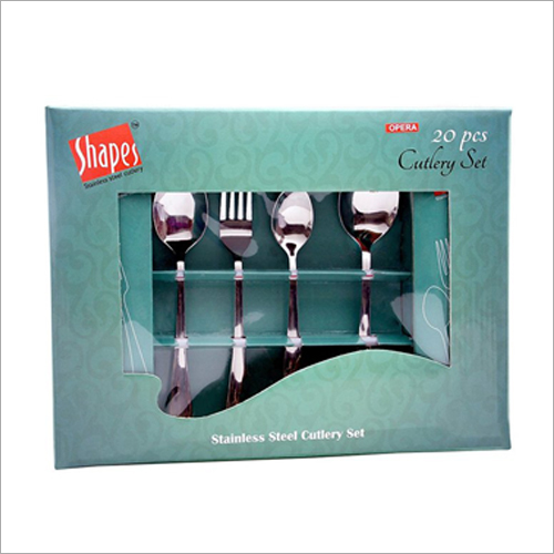 20 Pcs Stainless Steel Captain Spoons And Fork Set - Organized Dining Experience | Rust Proof, Polished Finish, Perfect for Gifting