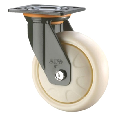 Heavy Duty Polypropelene Milky White Caster