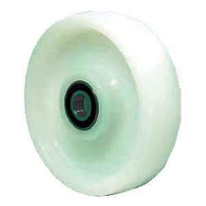 Pallet Steering Load Roller Wheels With Bearings Uhmpwe Nylon White
