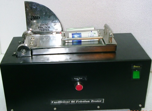Coefficient of friction tester