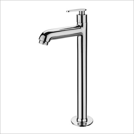 Brass High Neck Pillar Cock