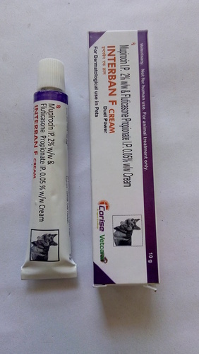 INTERBAN -F CREAM-MUPIROCIN USP+FLUTICASONE PROP