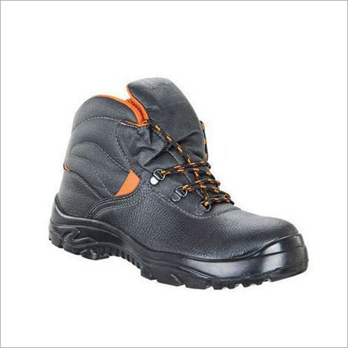 Black High Ankle Lancer Safety Shoes at Best Price in Noida | Source ...