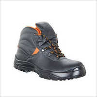 Black High Ankle Lancer Safety Shoes