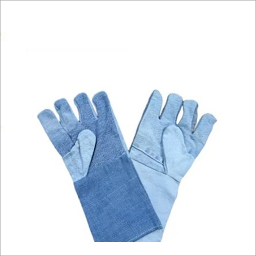 Jeans Fabric Safety Gloves