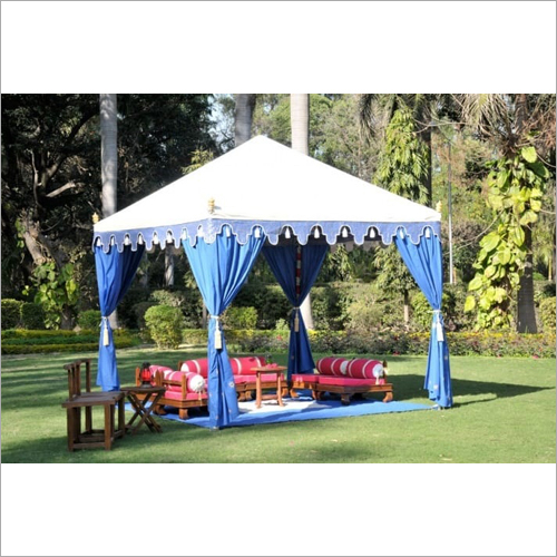 White & Blue Wedding Canopy Tent