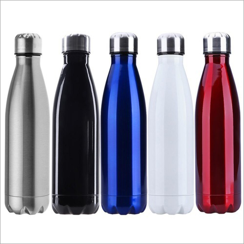 Insulated Steel Water Bottle - 1000ml, Multicolor Stainless Steel | Leak Proof, Moisture Proof, Corrosion Resistant, Freshness Preservation
