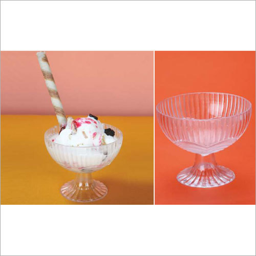 Crystal Products - Glass 6x4 Inches Clear, Ribbed Style | Elegant Design, Durable Material, Easy Cleaning, Versatile Use
