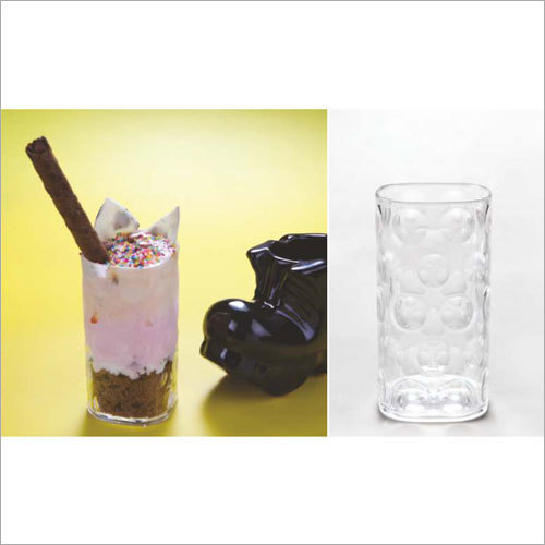 Crystal Products - Glass Dessert and Beverage Serving Bowl, 200-300 ml Capacity, Clear Color, 60-80 mm Diameter, Elegant Design, Dishwasher Safe, Durable Glass