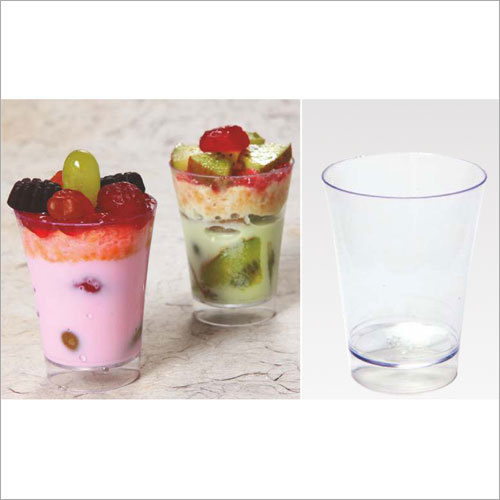Crystal Products - Plastic 50x40mm Clear, Durable, Reusable, Food-Safe Dessert Cups