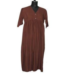 Maternity Long Gown Brown