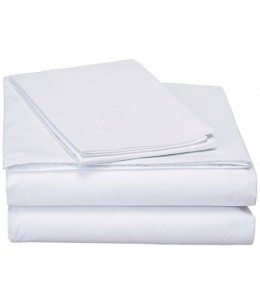 100% Cotton Sheeting-Color White-Size 56*87