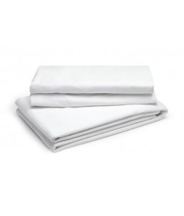 100% Cotton Satin Stripe 210TC-Color White-Size 56*87