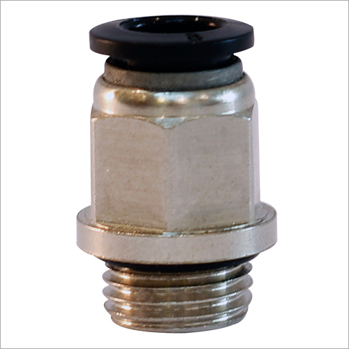 Straight Connector - Aluminum, Polished Finish | Durable, Corrosion Proof, High Pressure Resistance, Eco-Friendly