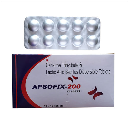 Cefixime Trihydrate And Lactic Acid Bacillus Dispersible Tablets Specific Drug