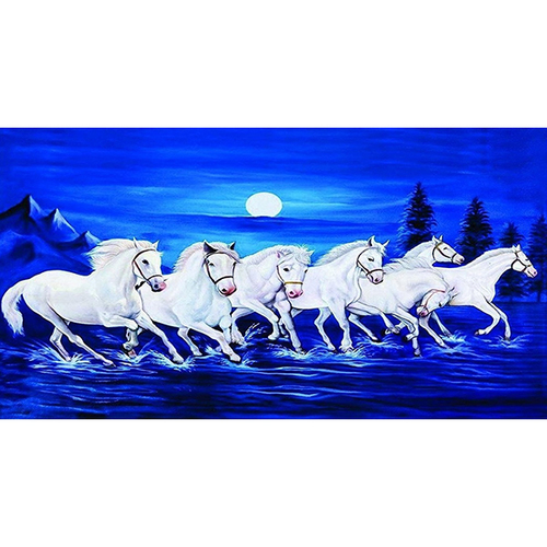 Seven Running Horse Painting