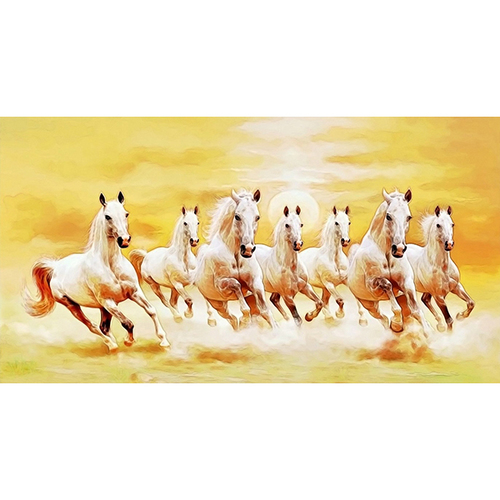 Seven Running Horses as per Vastu in SUN LIGHT