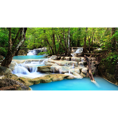 Water Fall Acrylic Painting