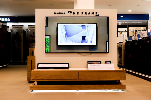 Single Sided Electronic Store Display Rack