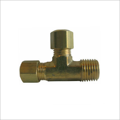 Brass Compression Male Tee Run Branch Thickness: 2-25 Millimeter (Mm)