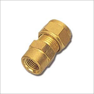 Brass Compression Female Connector Thickness: 2-10 Millimeter (Mm)