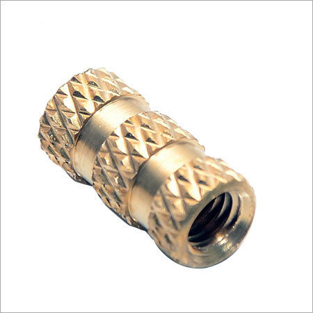 Round Brass Diamond Knurling Inserts