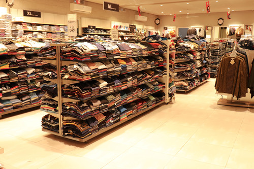 Steel Clothing Shop Racks