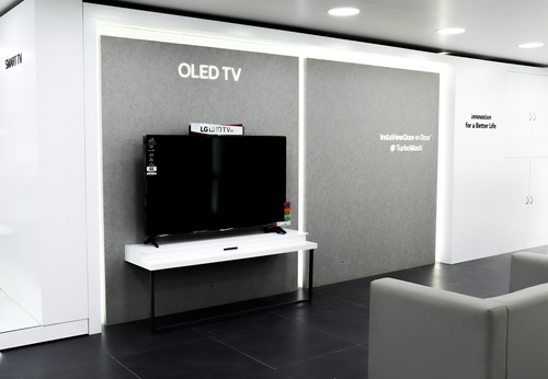 TV Table Racks - Light Duty Steel Frame | Plated Finish for Shop and Supermarket Use