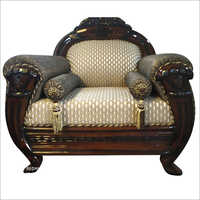 Handmade Royal Oak Single Seater Sofa