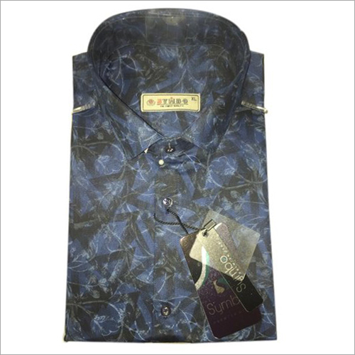 Mens Printed Full Sleeve Shirt - Soft Lightweight Cotton, Available in Multicolored, Features Wrinkle-Free and Washable Design