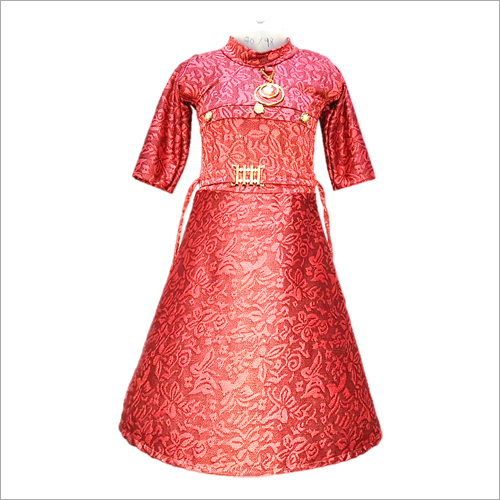 Girl Printed Frock Age Group: 5 To 12 Yrs